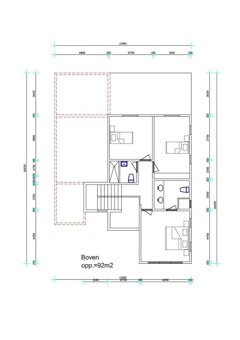 Grote Berg 32 Q, Grote Berg plattegrond-1