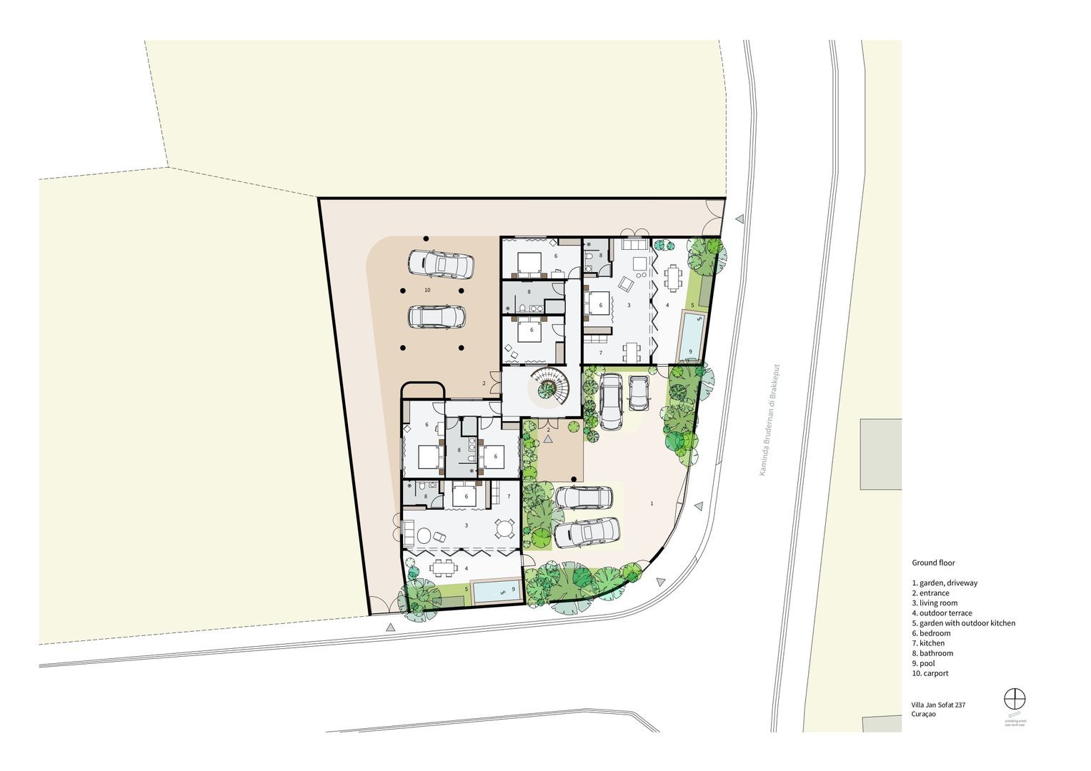 Jan Sofat villa 237, Jan Sofat plattegrond-0
