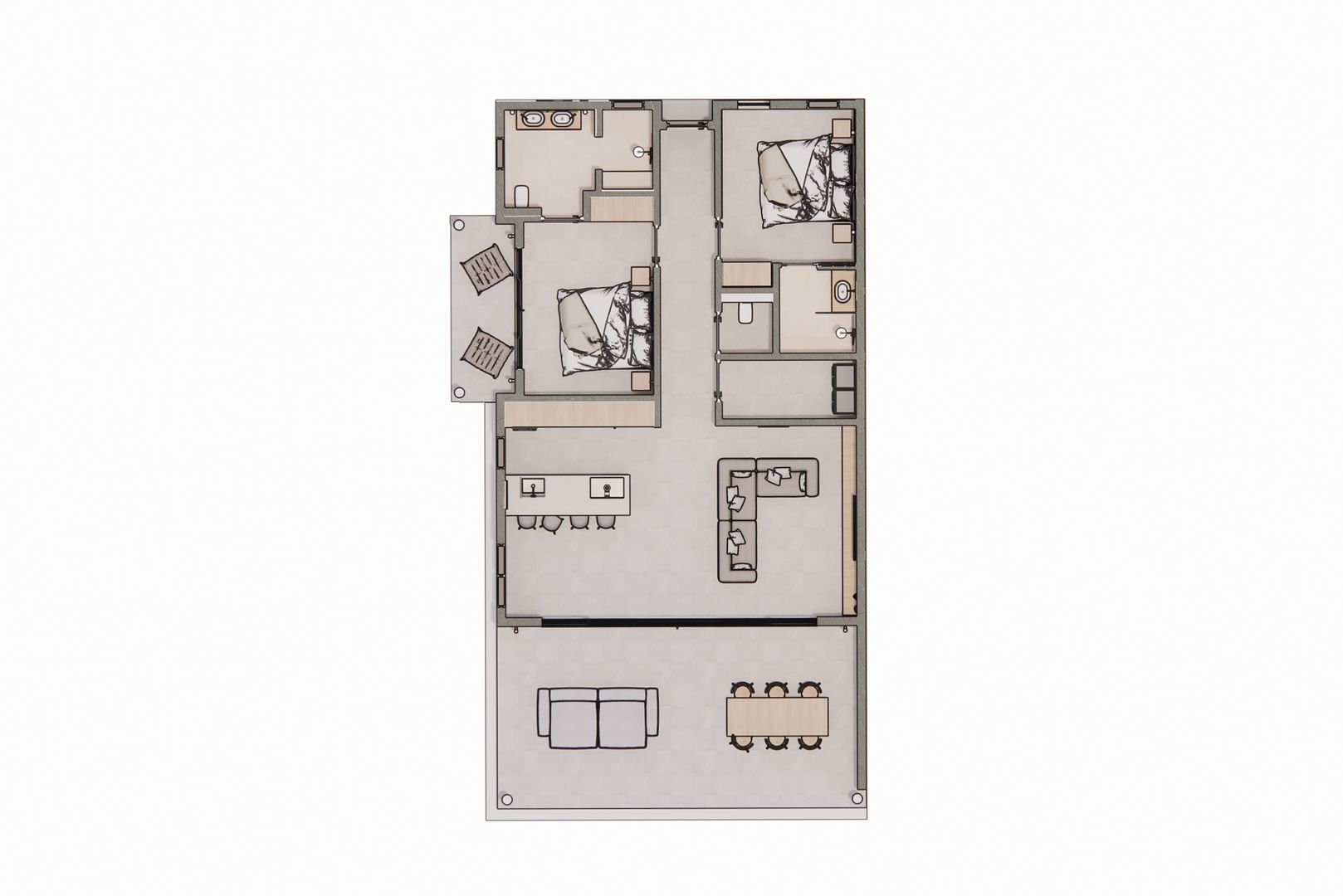 Kaminda San Sebastian 11B, Willemstad plattegrond-0