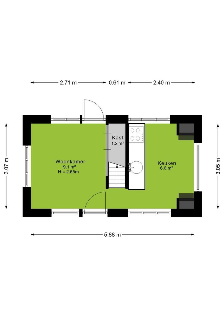Surinamekade 34, Amsterdam plattegrond-40