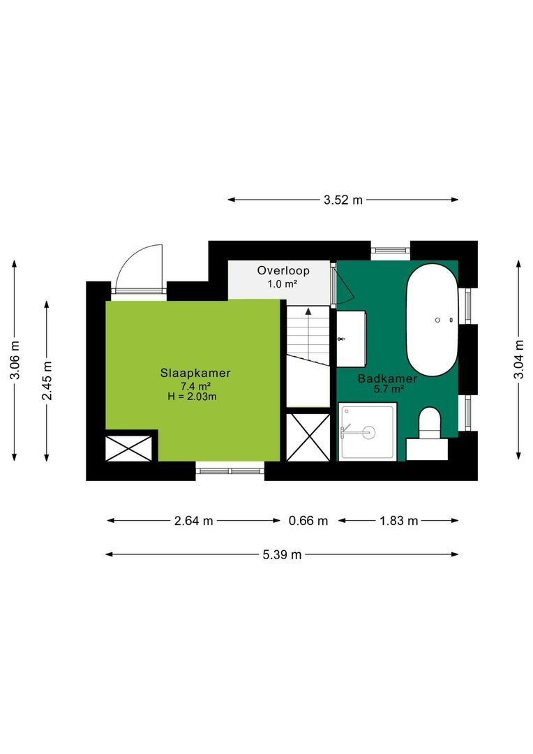 Surinamekade 34, Amsterdam plattegrond-40