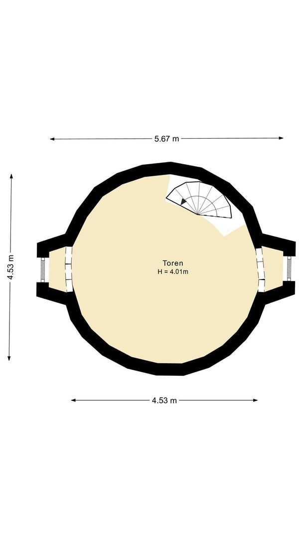 Torenstreek 22 0 ong, Schiermonnikoog plattegrond-32