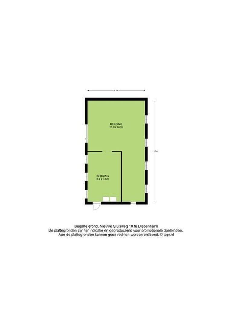 Nieuwe Sluisweg 10 12, Diepenheim plattegrond-5