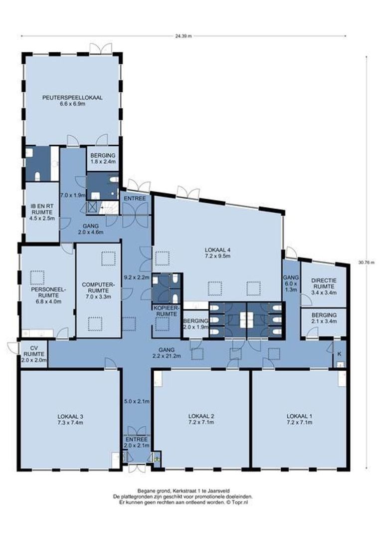 Kerkstraat 1, Jaarsveld plattegrond-0