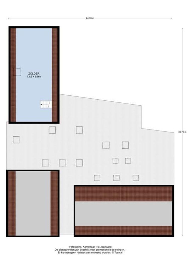 Kerkstraat 1, Jaarsveld plattegrond-1