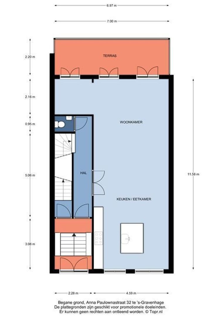 Anna Paulownastraat 32, Den Haag plattegrond-0