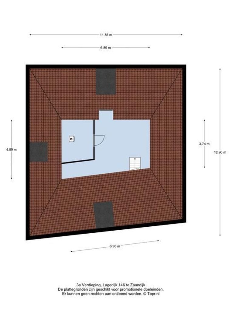 Lagedijk 146, Zaandijk plattegrond-3