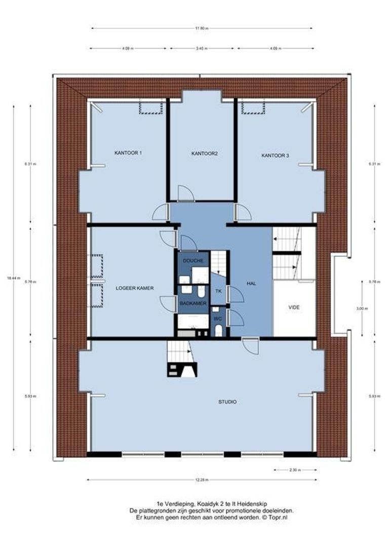 Koaidyk 2, It Heidenskip plattegrond-1