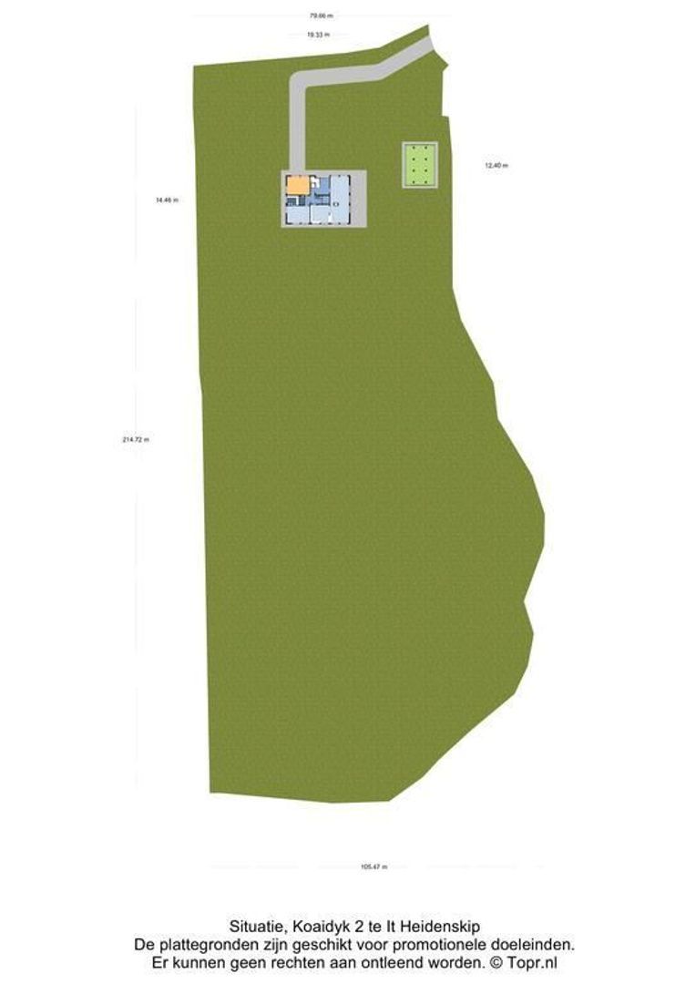 Koaidyk 2, It Heidenskip plattegrond-4