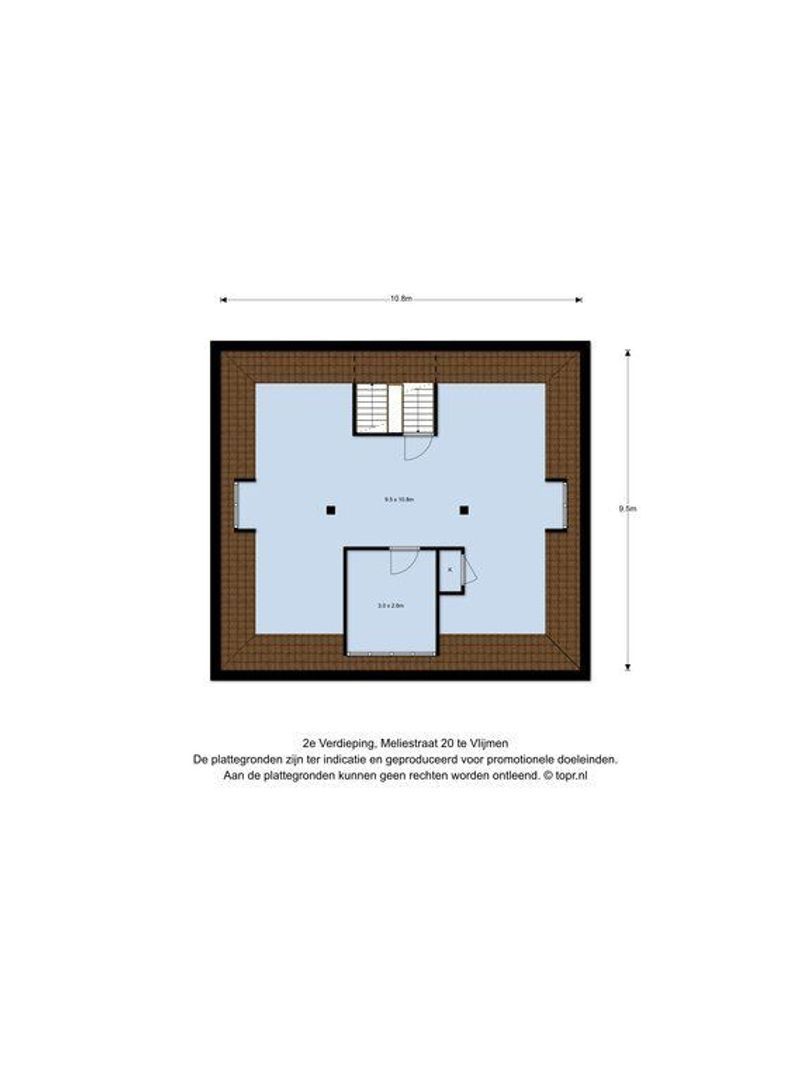 Meliestraat 20, Vlijmen plattegrond-2