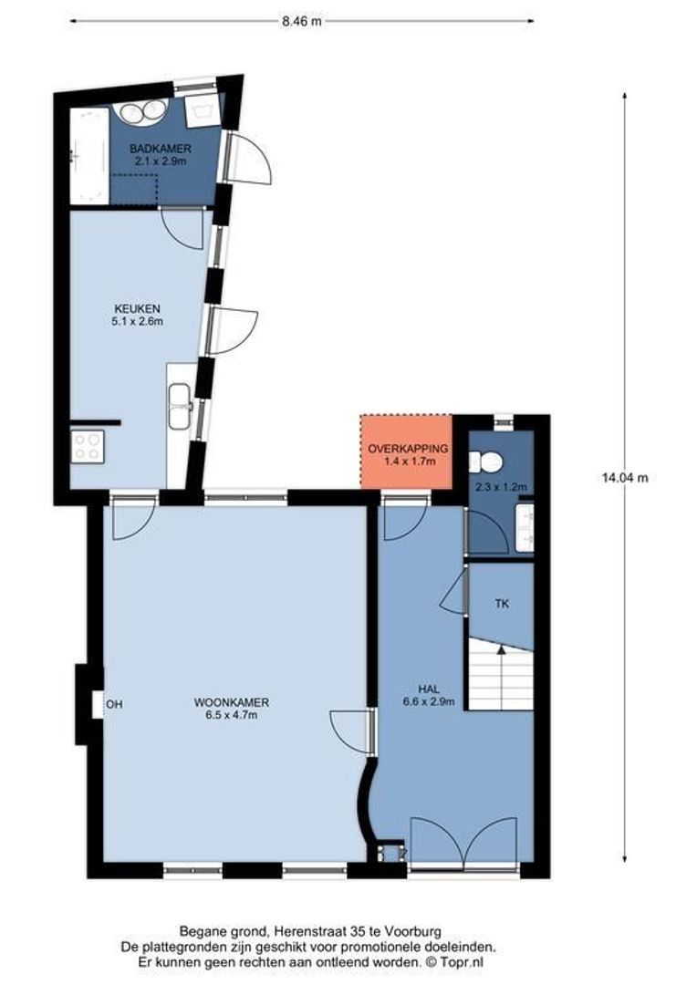 Herenstraat 35, Voorburg plattegrond-0