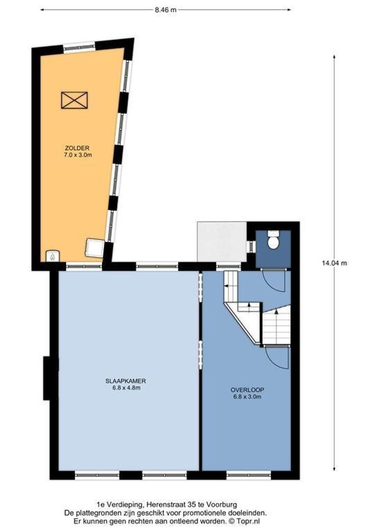 Herenstraat 35, Voorburg plattegrond-1