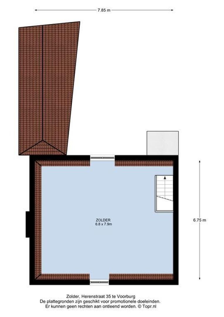 Herenstraat 35, Voorburg plattegrond-2
