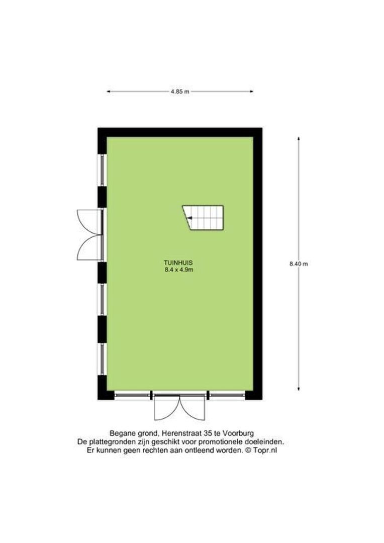 Herenstraat 35, Voorburg plattegrond-3
