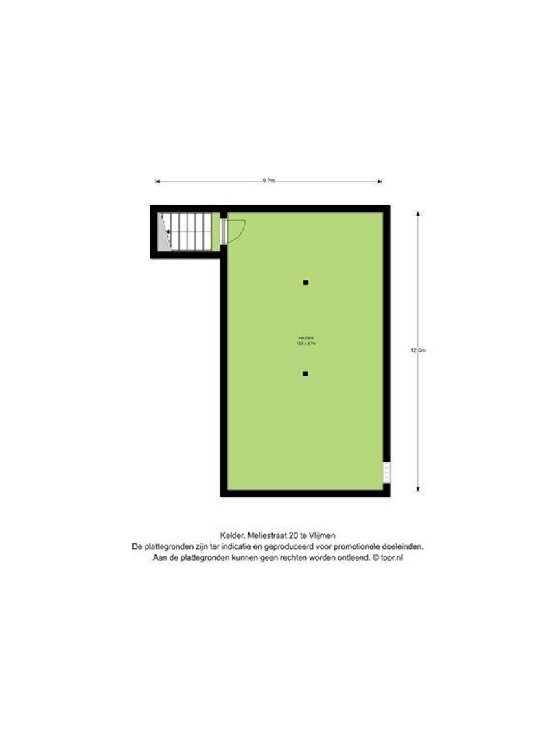Meliestraat 20 A, Vlijmen plattegrond-0