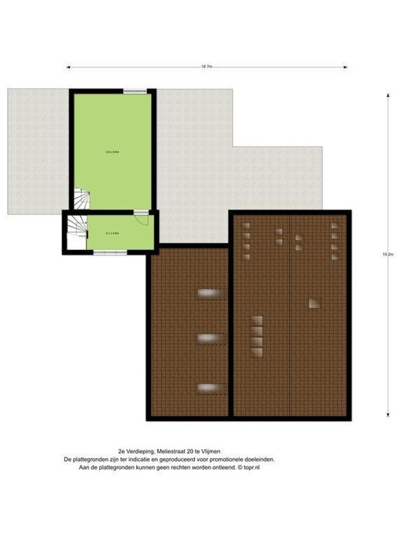 Meliestraat 20 A, Vlijmen plattegrond-3