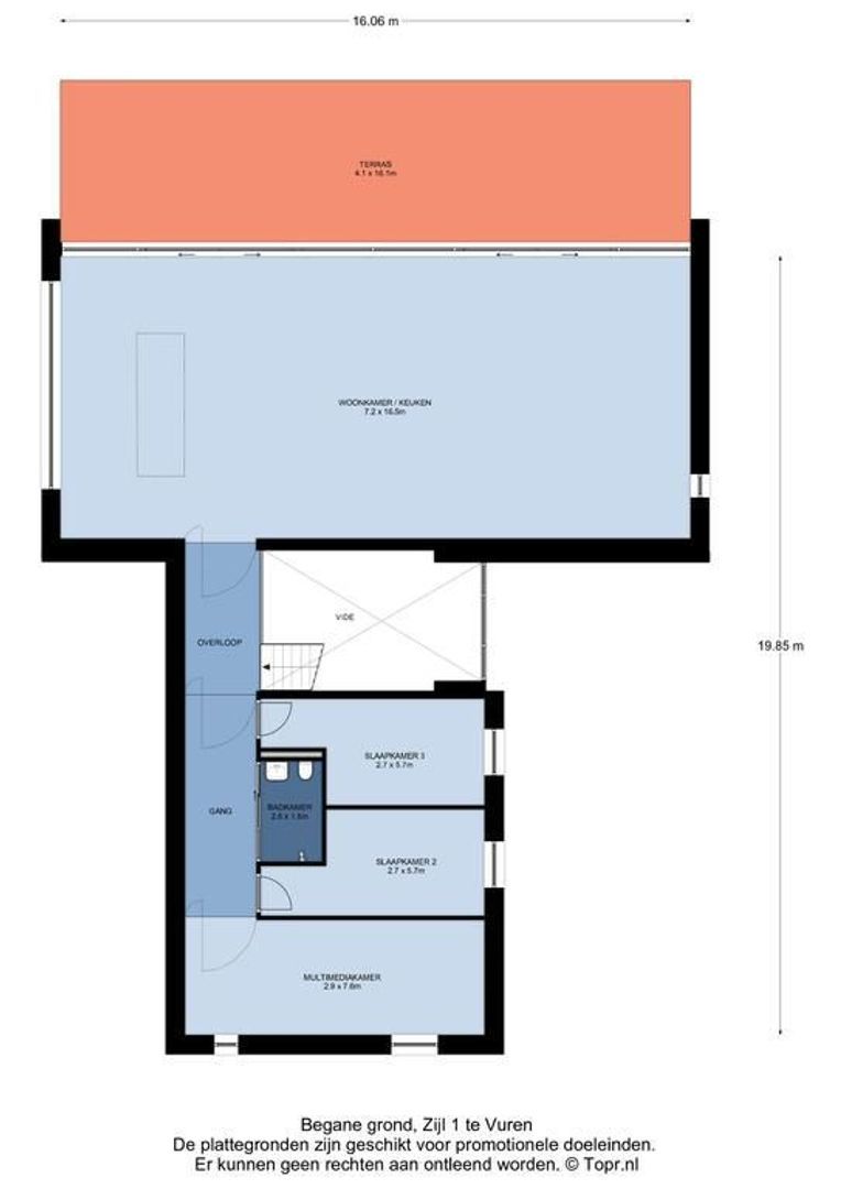 Zijl 1, Vuren plattegrond-1