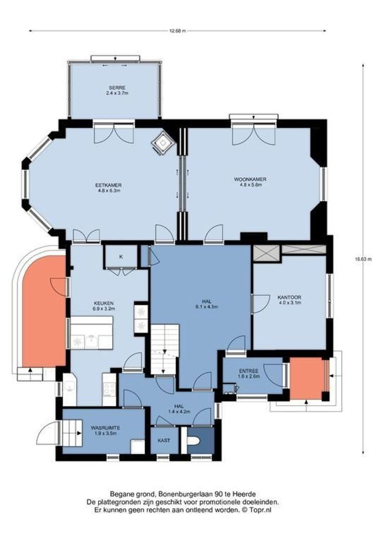 Bonenburgerlaan 90, Heerde plattegrond-0