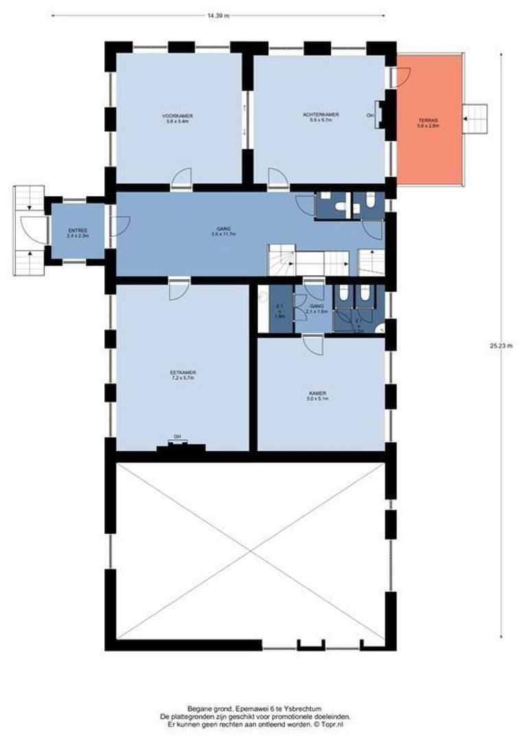 Epemawei 6, Ysbrechtum plattegrond-0
