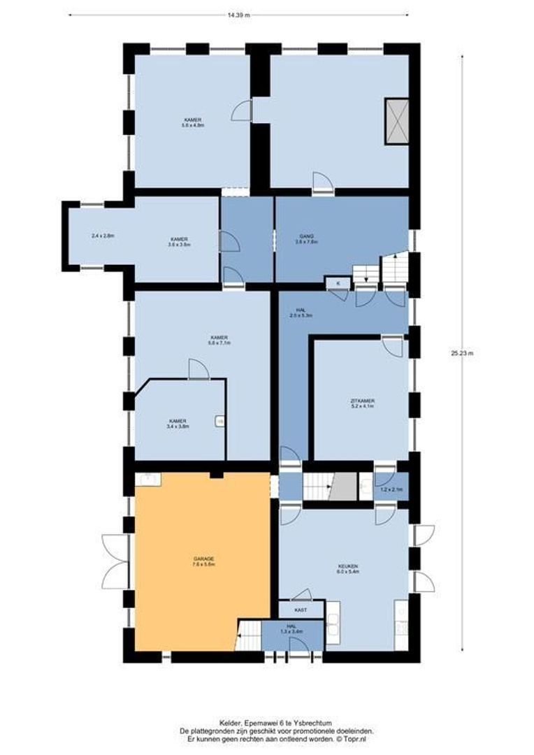 Epemawei 6, Ysbrechtum plattegrond-3