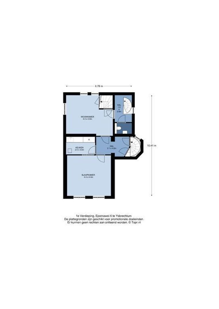 Epemawei 6, Ysbrechtum plattegrond-5