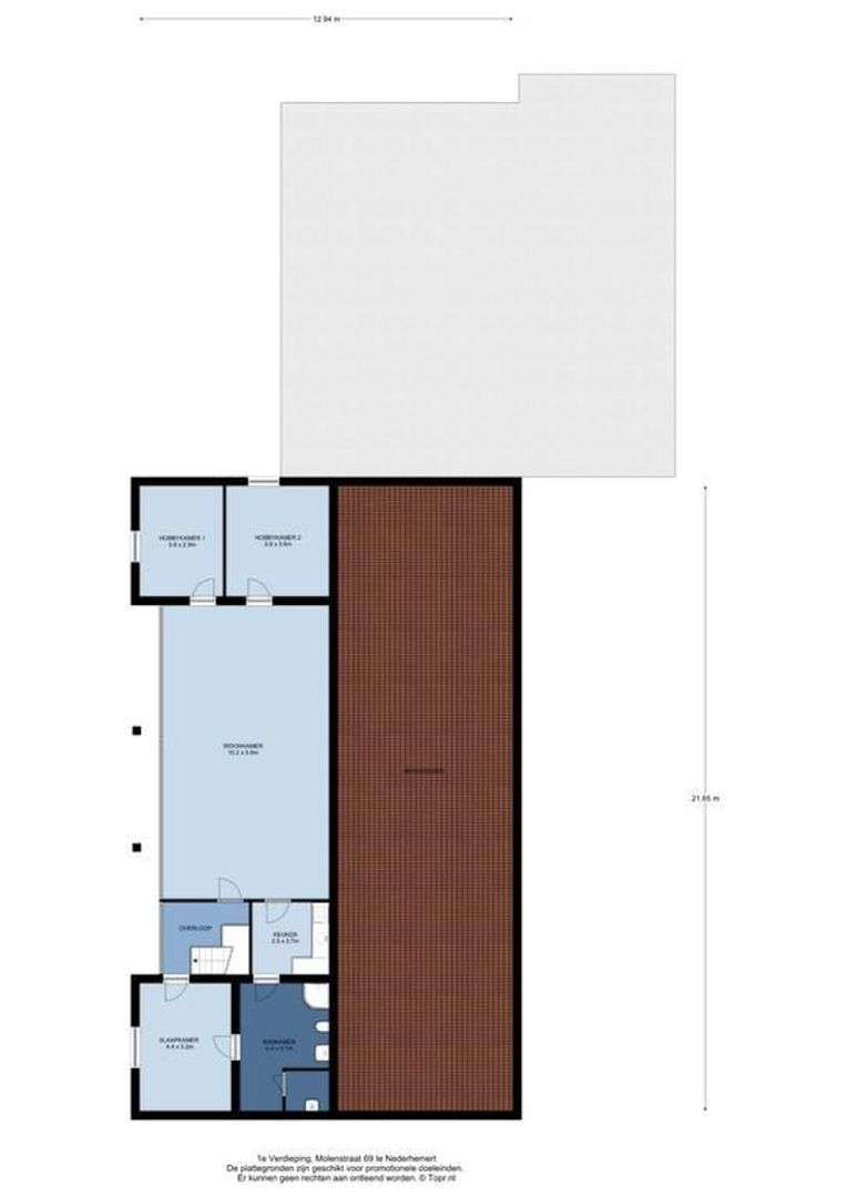 Molenstraat 69, Nederhemert plattegrond-3