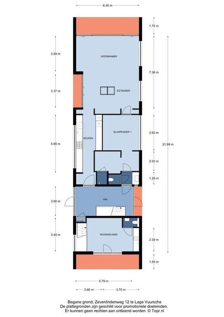Zevenlindenweg 12, Lage Vuursche plattegrond-0