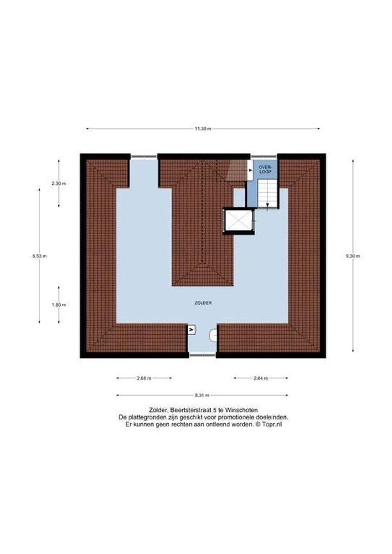 Beertsterstraat 5, Winschoten plattegrond-3