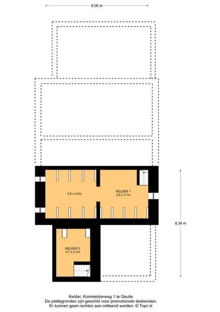 Kommelderweg 1, Geulle plattegrond-3