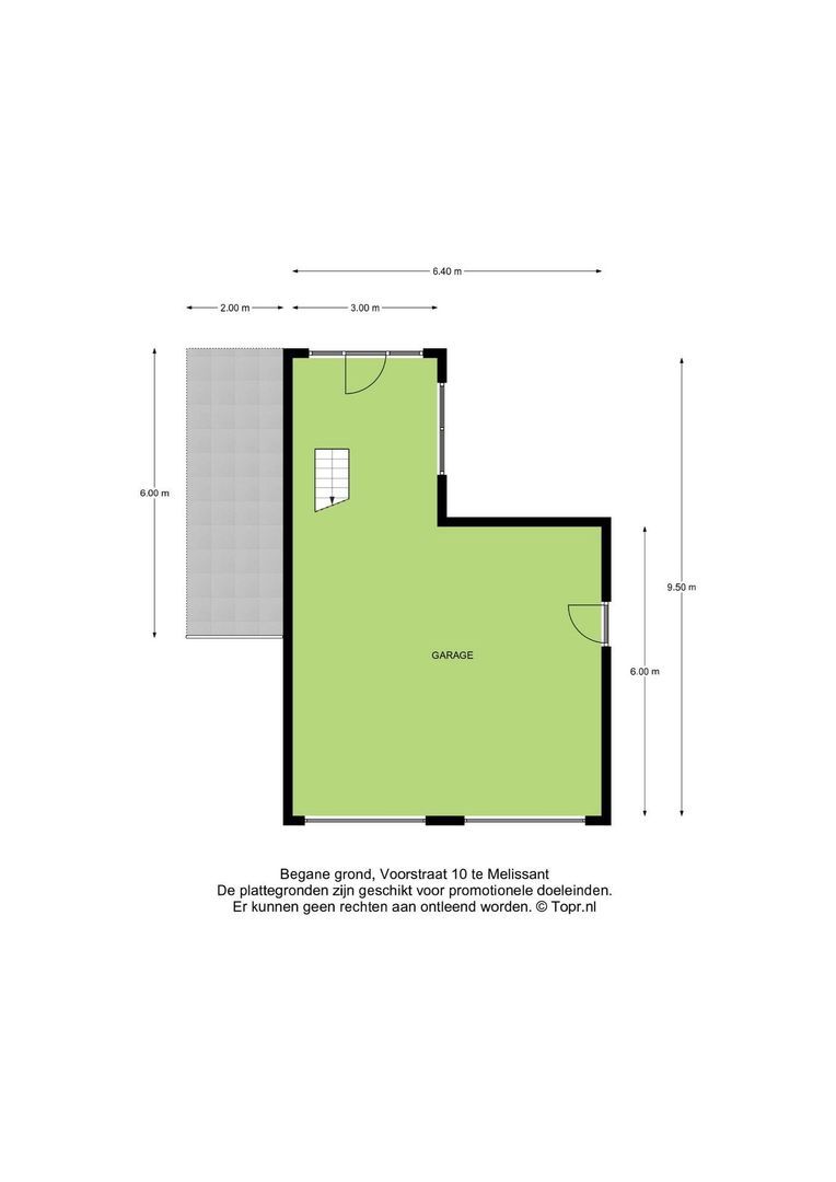 Voorstraat 10, Melissant plattegrond-44
