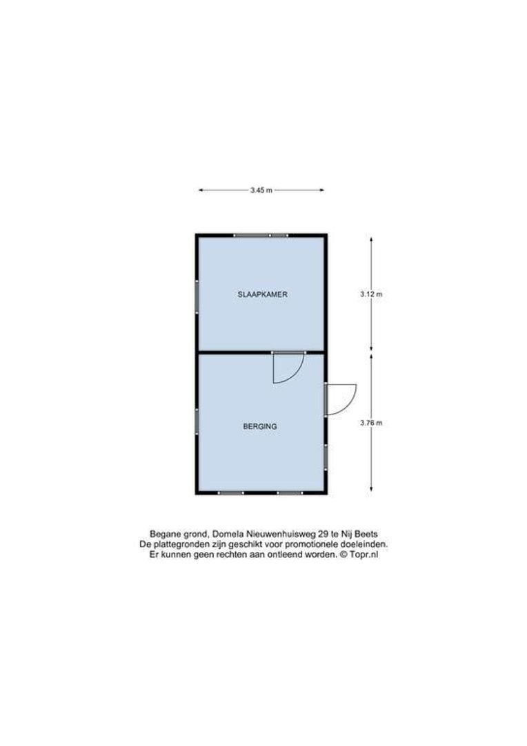 Domela Nieuwenhuisweg 29, Nij Beets plattegrond-3