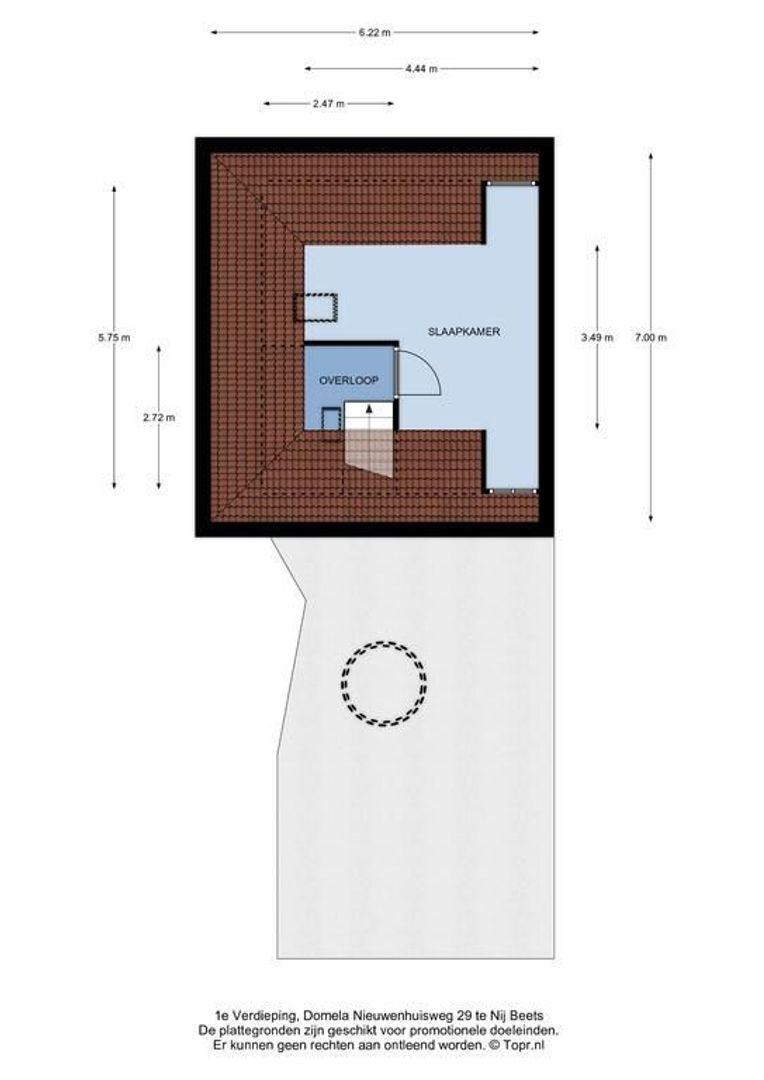 Domela Nieuwenhuisweg 29, Nij Beets plattegrond-1