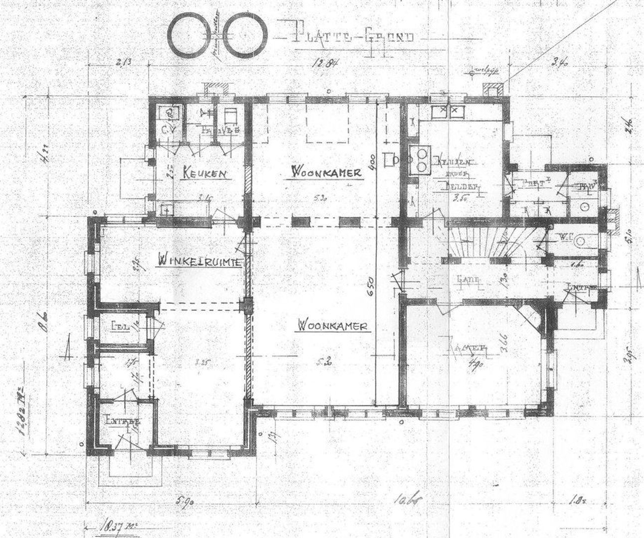 Hoofdstraat 21, De Steeg plattegrond-0