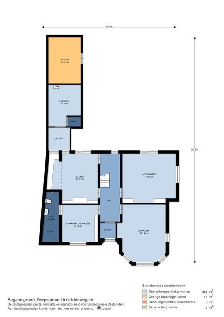 Dorpsstraat 19, Nieuwegein plattegrond-0