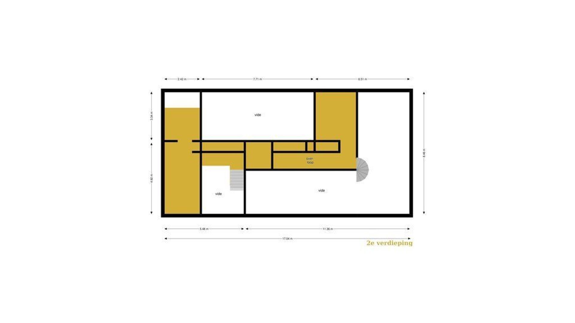 Dorpsplein 9, Schoondijke plattegrond-1