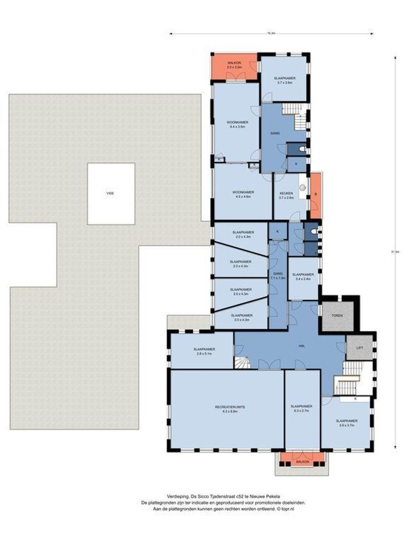 Ds. Sicco Tjadenstraat C 52, Nieuwe Pekela plattegrond-0