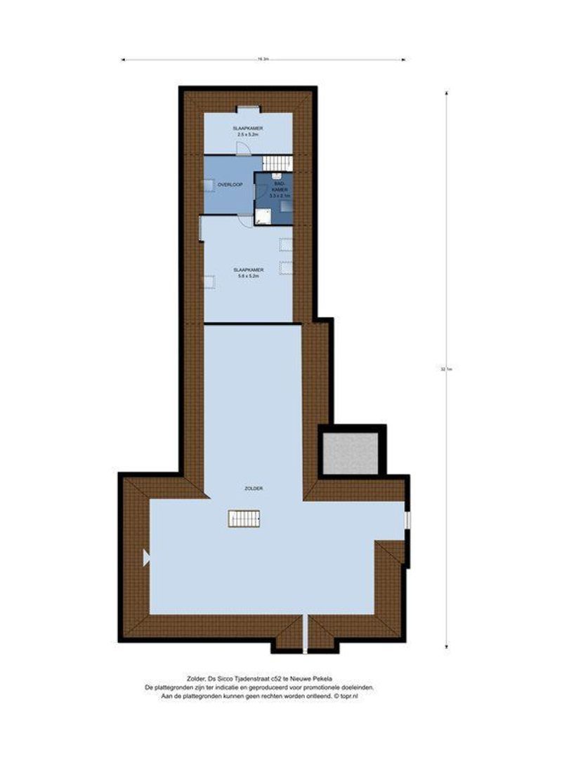 Ds. Sicco Tjadenstraat C 52, Nieuwe Pekela plattegrond-1
