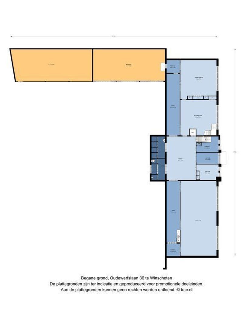 Oudewerfslaan 36, Winschoten plattegrond-0