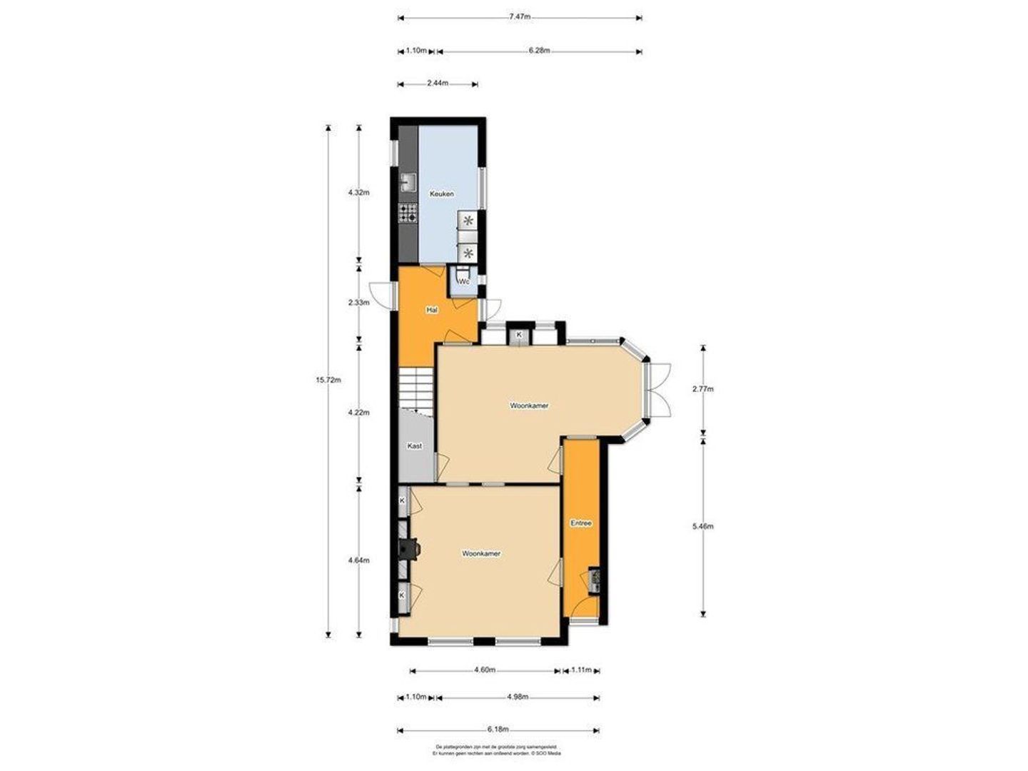 Zeemansstraat 7, Zaandam plattegrond-0