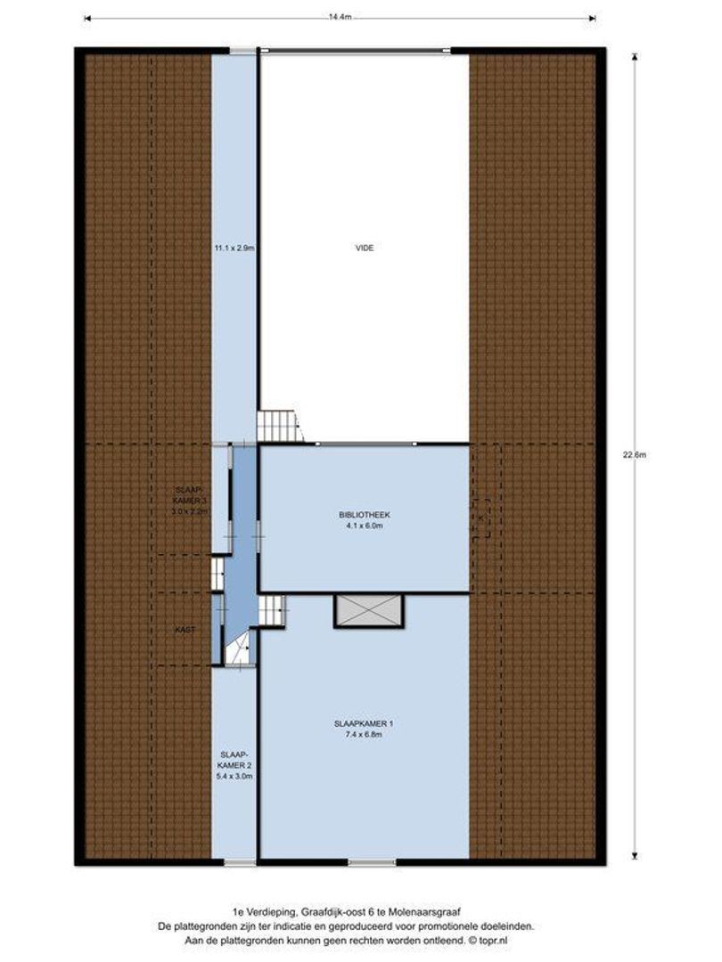 Graafdijk-oost 6, Molenaarsgraaf plattegrond-1