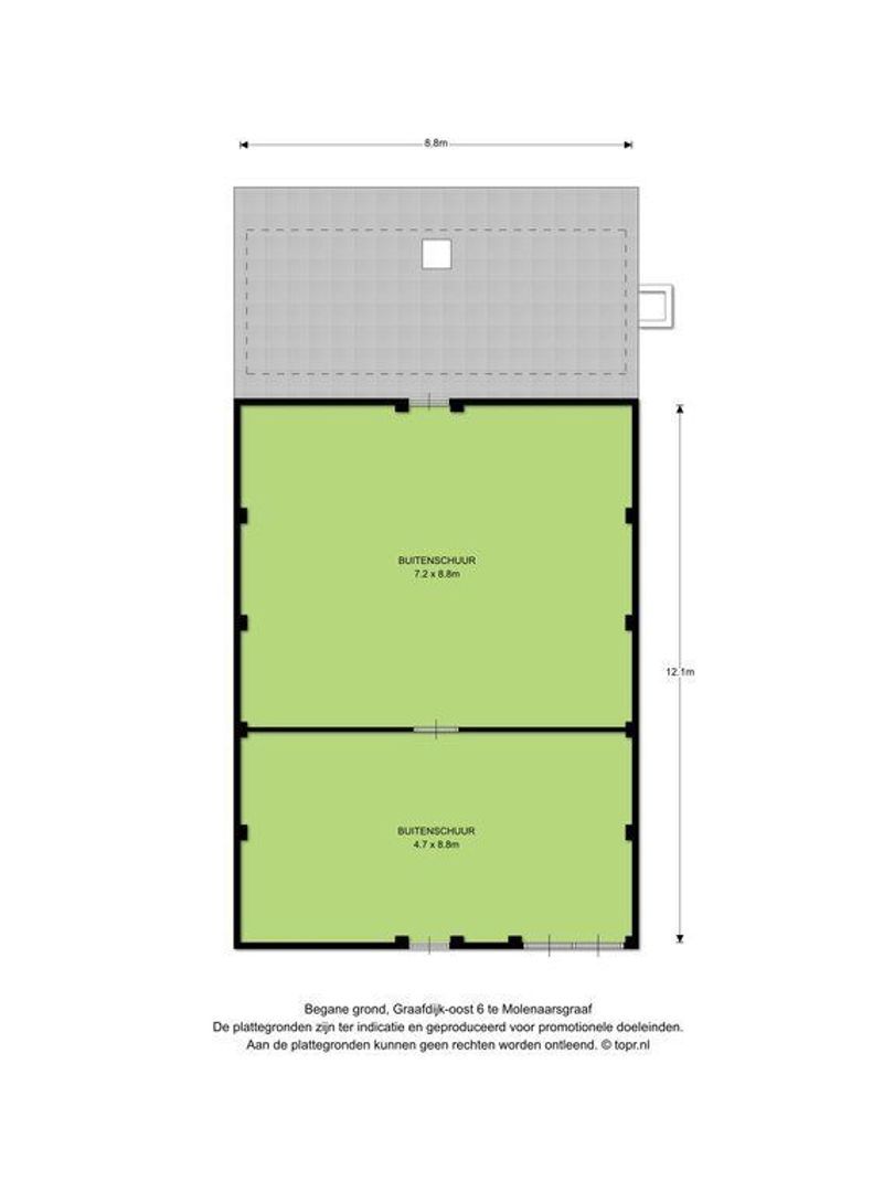 Graafdijk-oost 6, Molenaarsgraaf plattegrond-3