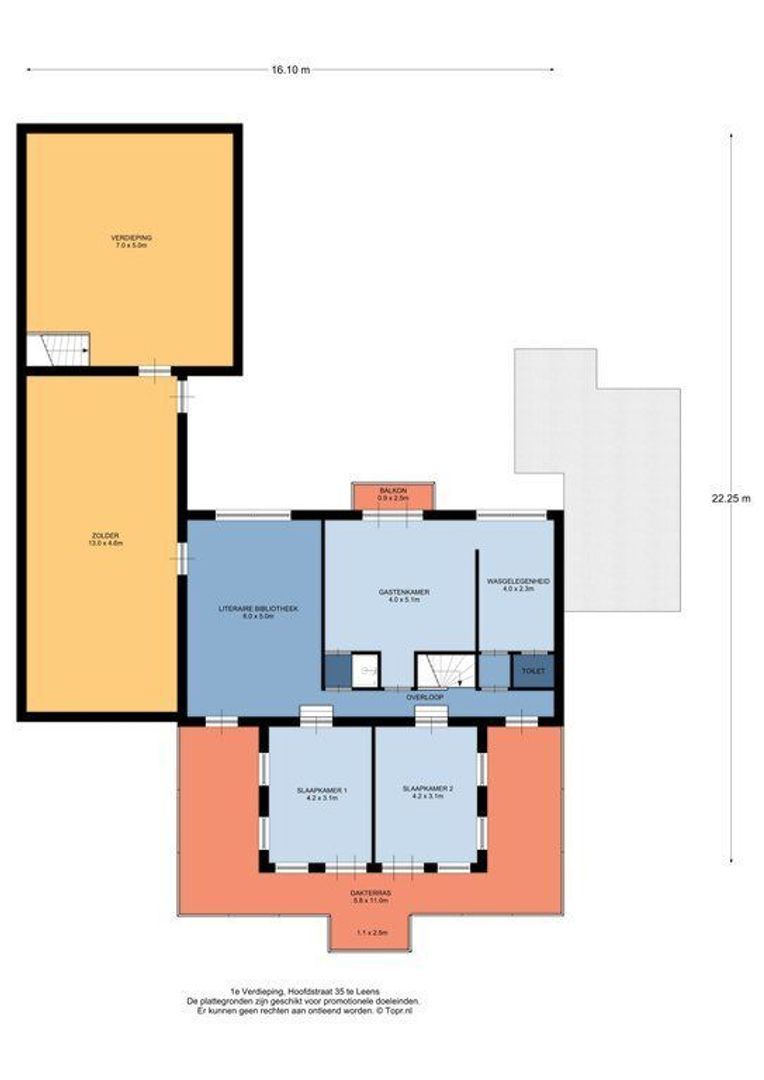 Hoofdstraat 35, Leens plattegrond-1