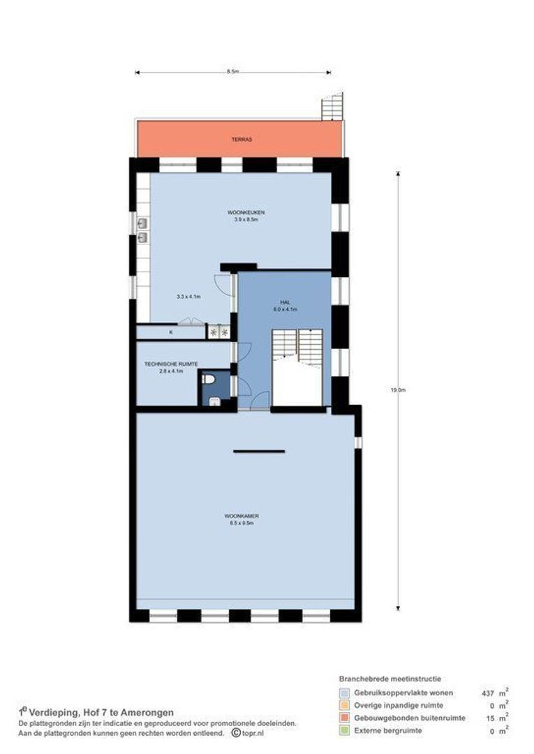 Hof 7, Amerongen plattegrond-1