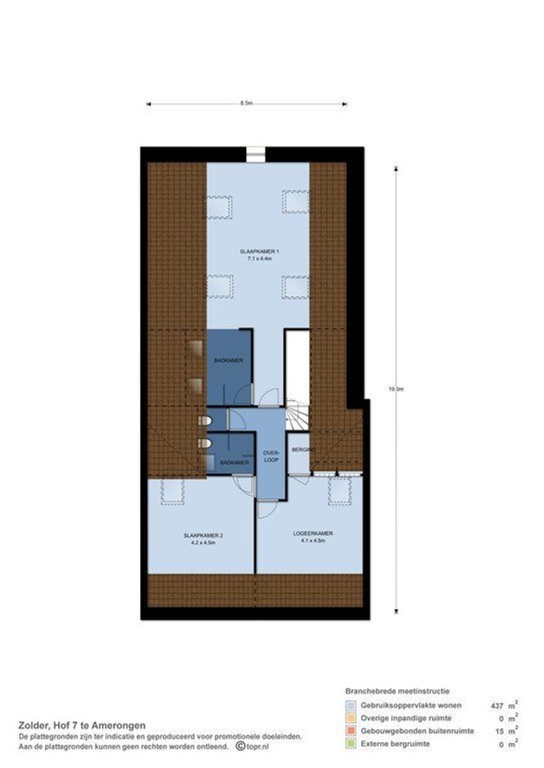 Hof 7, Amerongen plattegrond-2