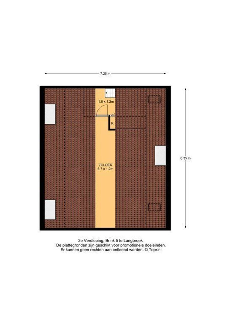 Brink 5, Langbroek plattegrond-2