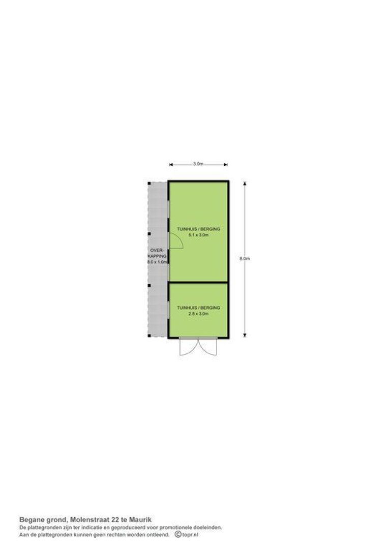 Molenstraat 22, Maurik plattegrond-8