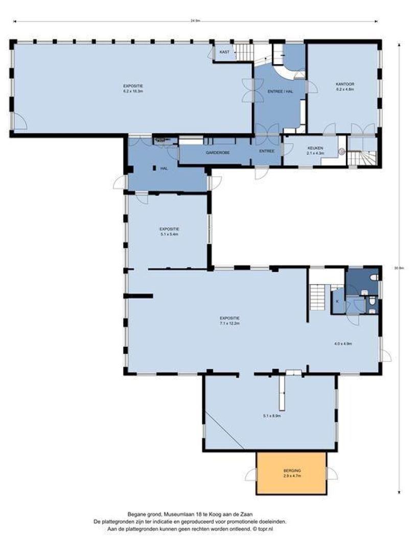 Museumlaan 18, Koog Aan De Zaan plattegrond-0