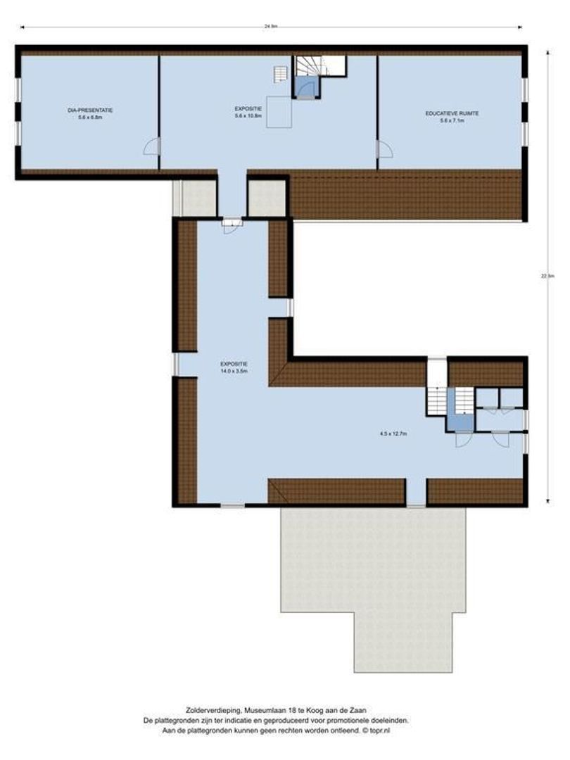 Museumlaan 18, Koog Aan De Zaan plattegrond-1