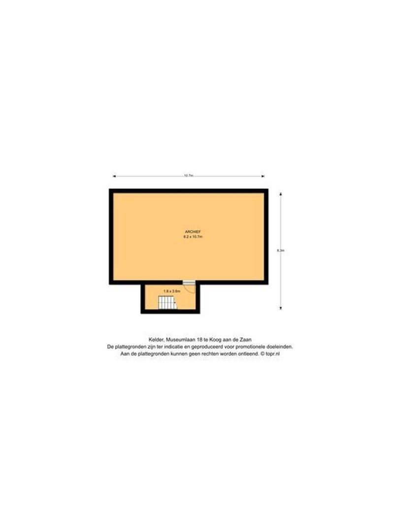 Museumlaan 18, Koog Aan De Zaan plattegrond-3