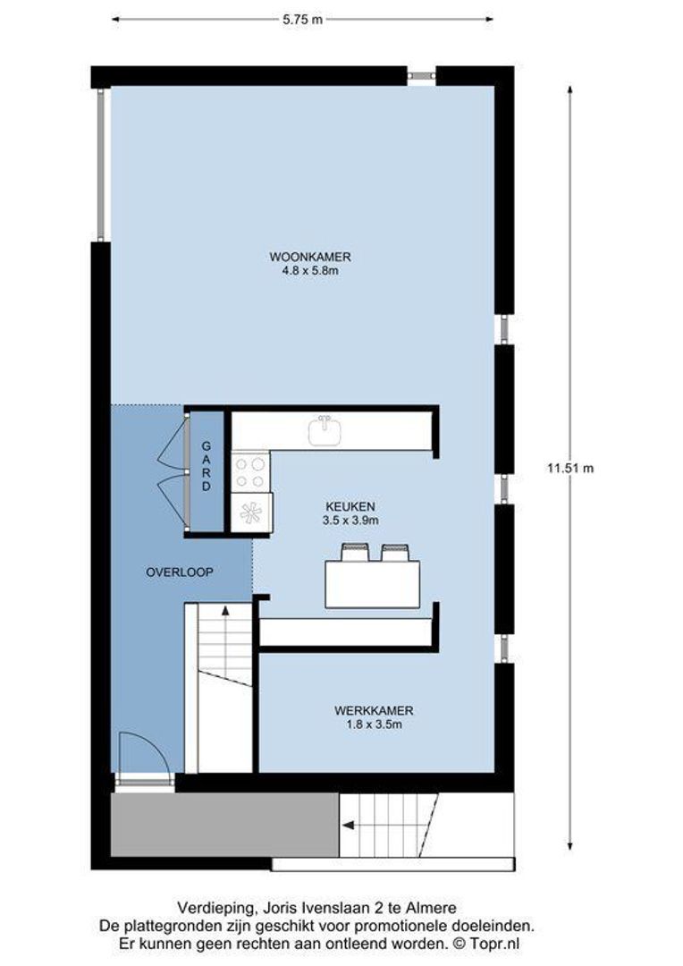 Joris Ivenslaan 2, Almere plattegrond-2